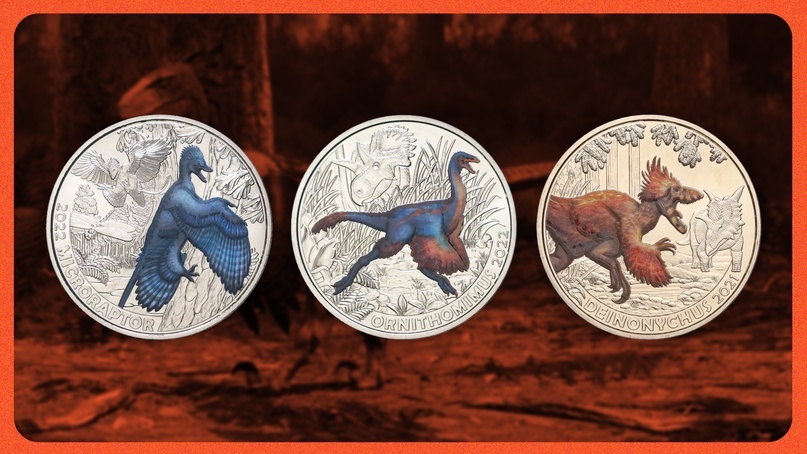 Микрораптор, Орнитомим и Дейноних.