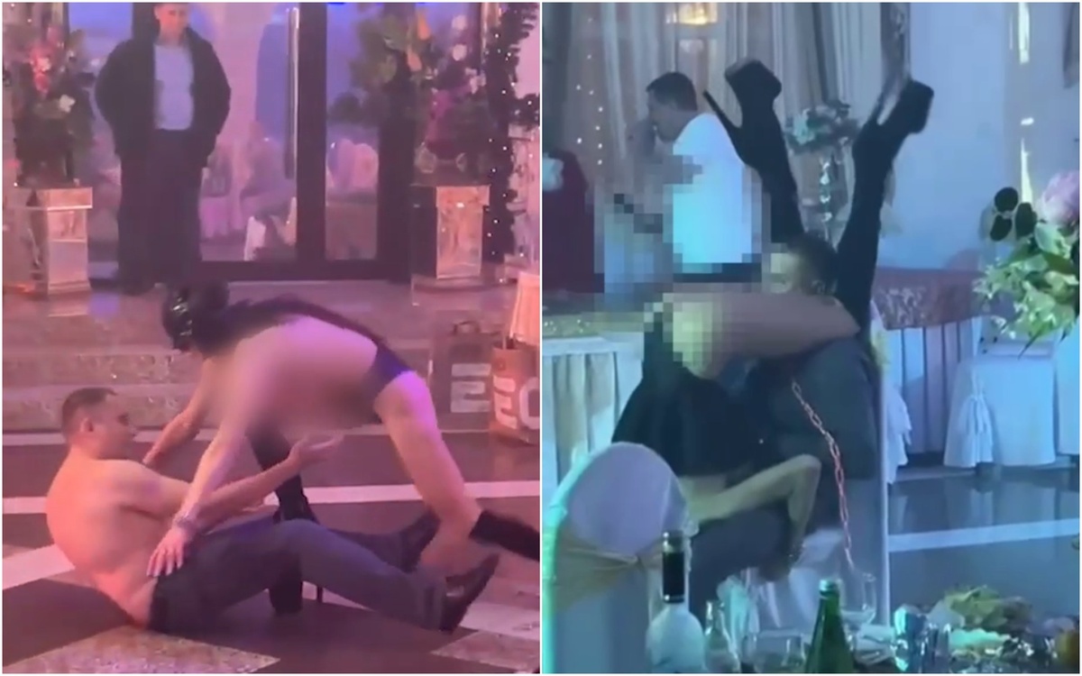 Мужчина развлекался без зазрения совести. Фото: кадры из видео.