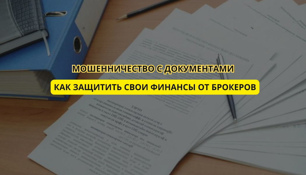 Мошенничество с документами: как защитить свои финансы от брокеров