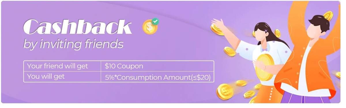 Кэшбэк на сайте Youbuy/