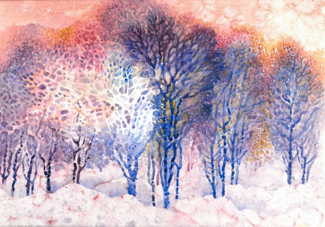  Картина «Зима», серия «Времена года», автор В.П. Кудрявцев // Фото предоставлено Симферопольским художественным музеем 