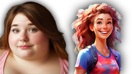 Как похудеть без диет? "До и после"