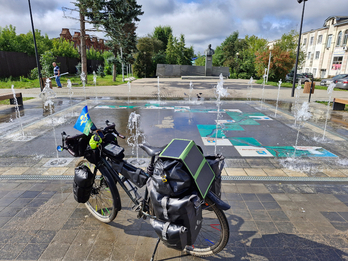 Городской фонтан города Кимры