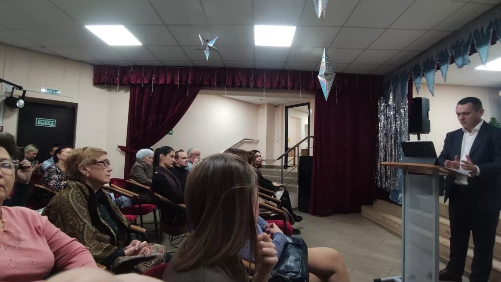 Встреча прошла в ДК Западного округа Краснодара.