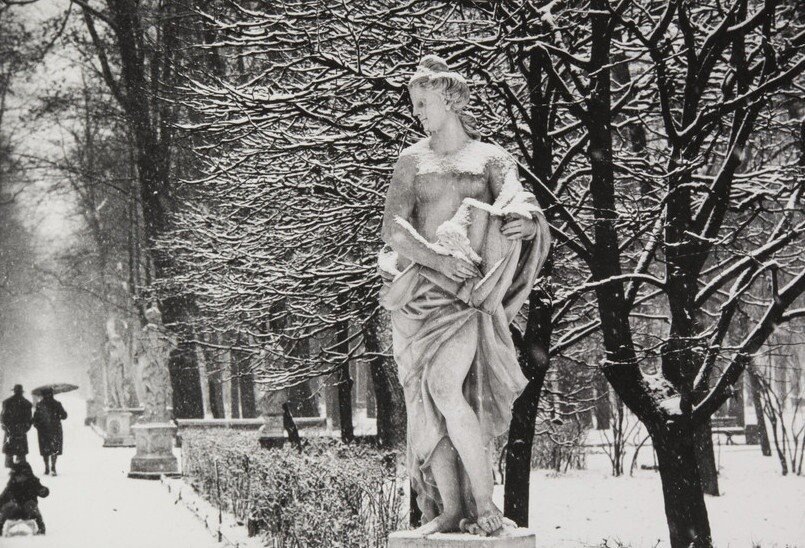 Борис Смелов. Летний сад. Общий вид на аллеи парка, 1970–1990-е