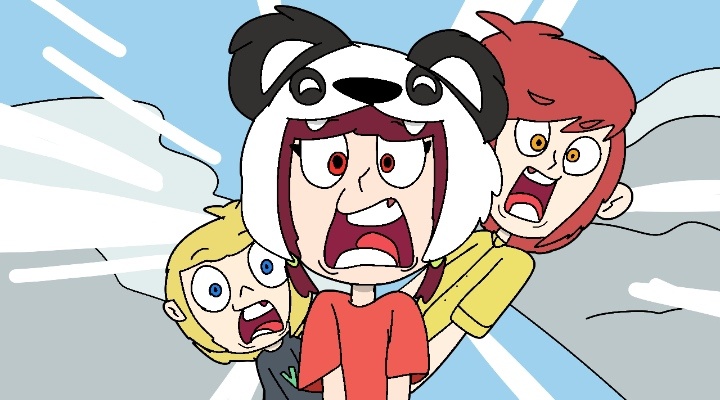 Фрик, Мая и Лем летят в один из районов Андакии