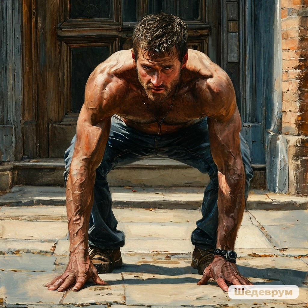 Вовка Дабакин приготовился атаковать