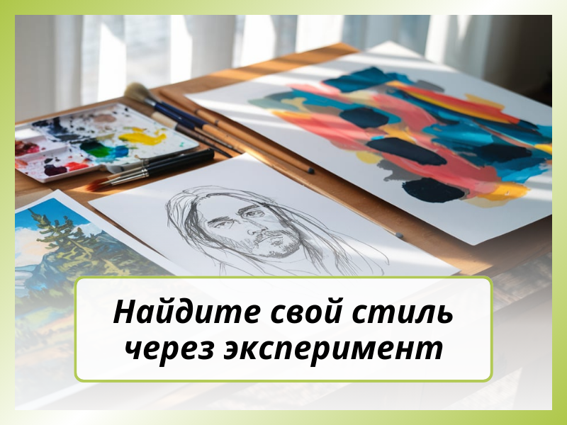 Абстракция, пейзаж, портрет 