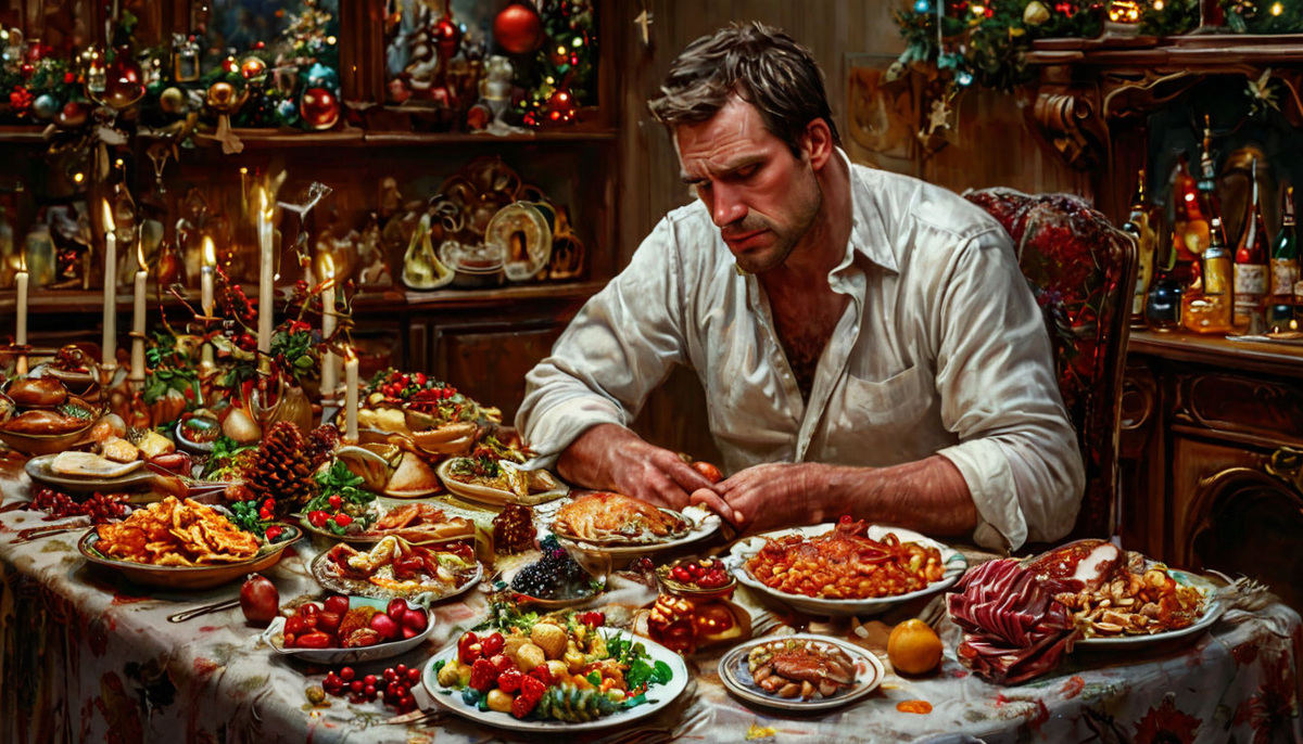 можно ли переедать в новогодние праздники? 