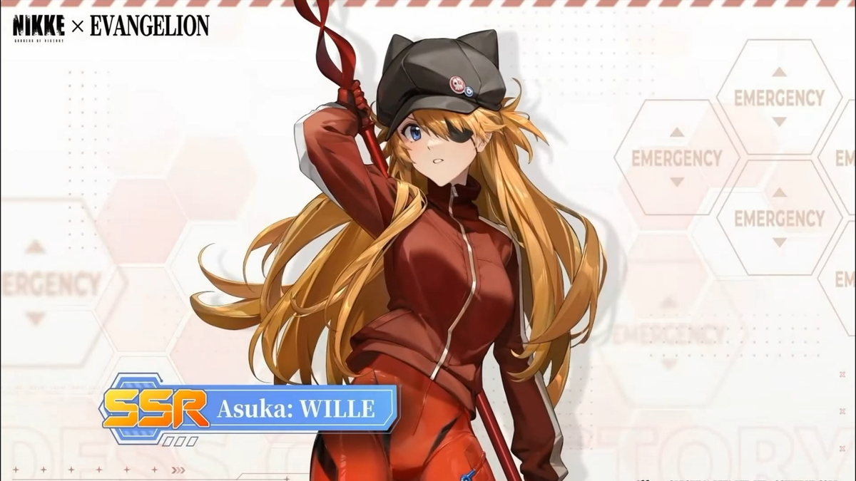 Новый игровой персонаж Asuka: WILLE | Goddess of Victory: Nikke x Evangelion - Second Quest