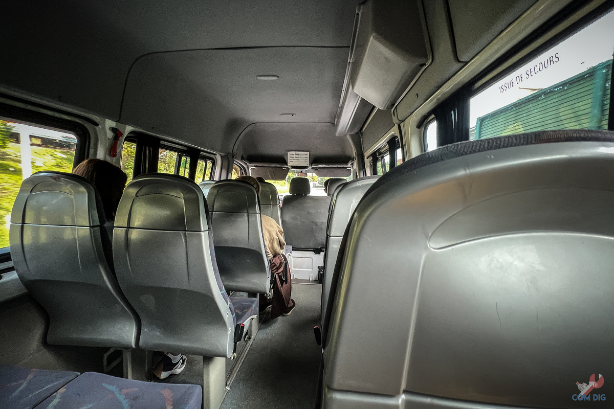 Пустая маршрутка Гудаута-Сухум-Гудаута