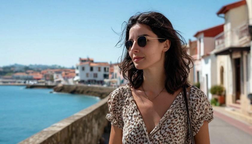 Мадди живёт в небольшом приморском курортном городке Сен-Жан-де-Люз, Франция