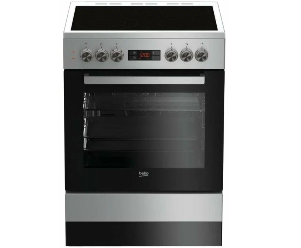 Плита Электрическая Beko FSM67320GSS серебристый