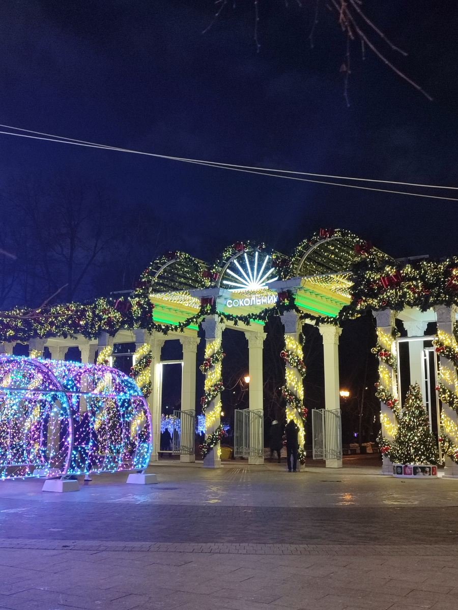 Вход в Сокольники, фото автора