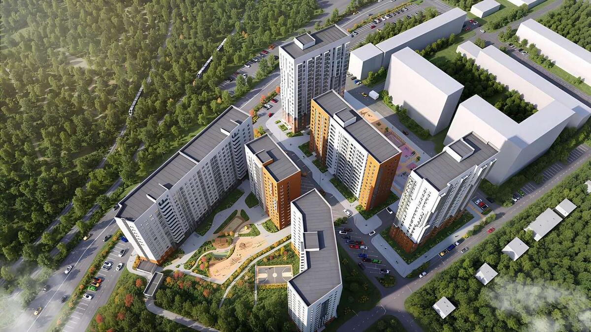 Проект и план застройки ЖК Шолохов в Екатеринбурге