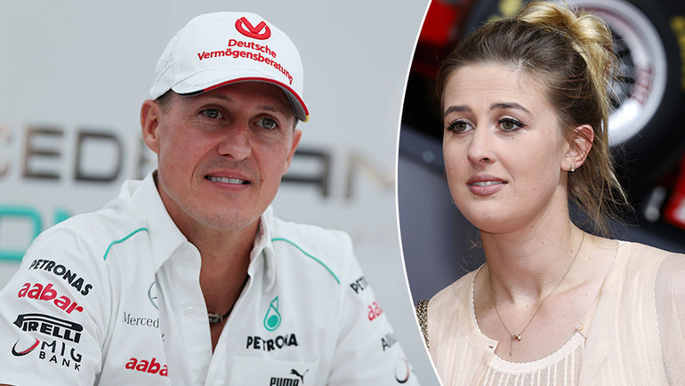    Гонщик Михаэль Шумахер и его дочь Джина.Global Look Press Getty Images