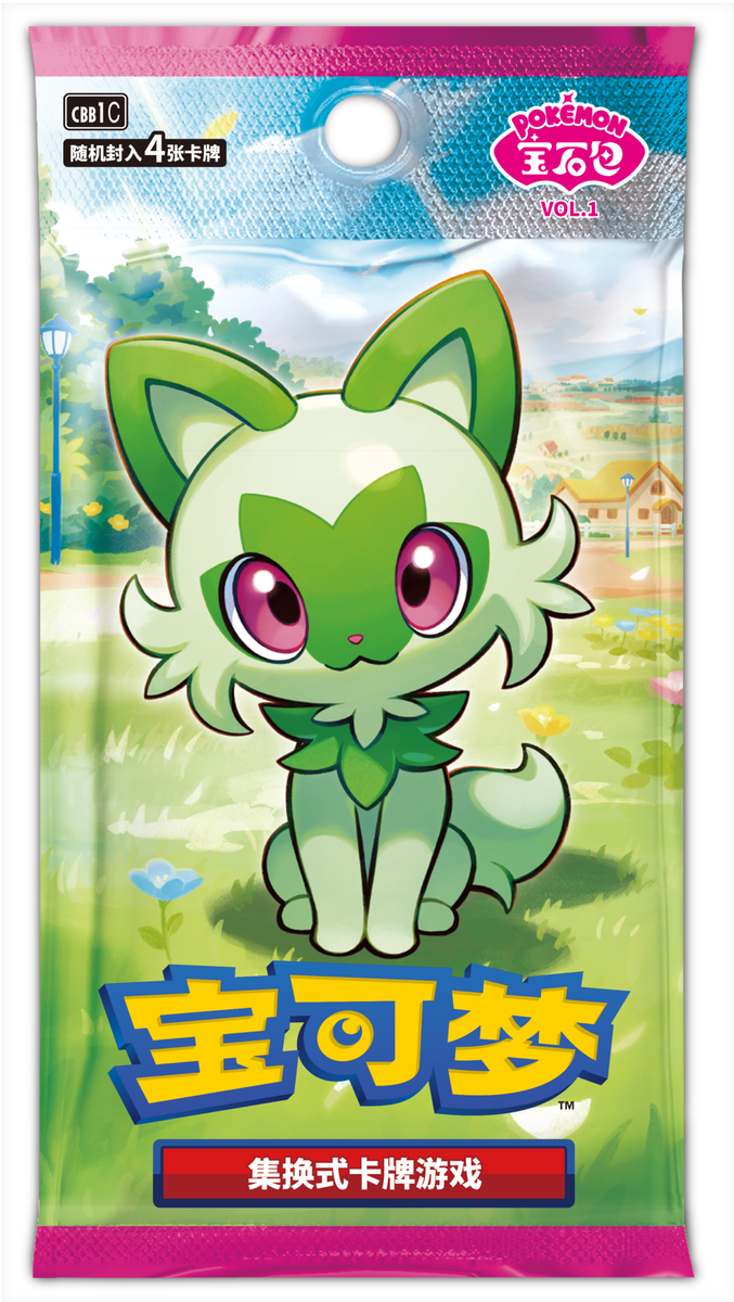 Первая серия Pokemon TCG Gem Pack