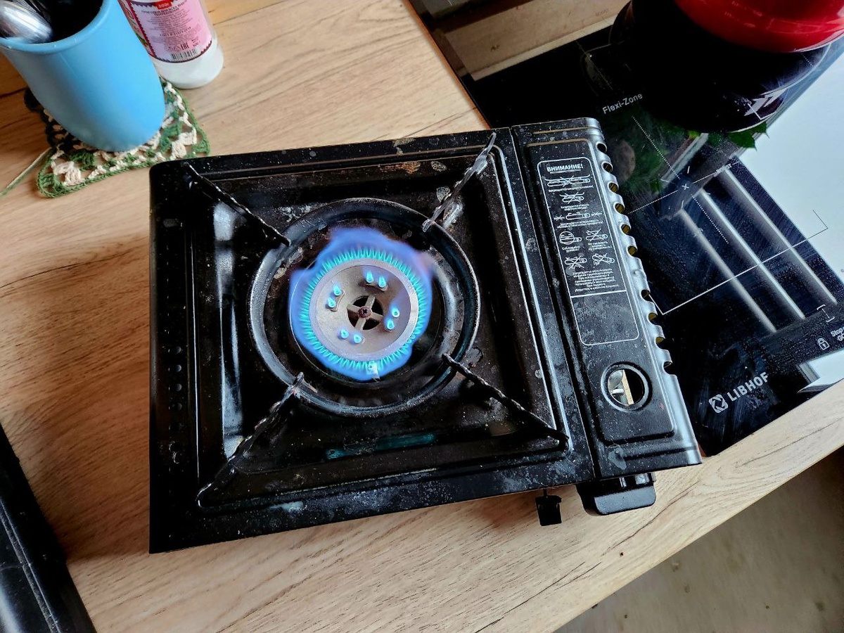 Прокаливаем листы на огне