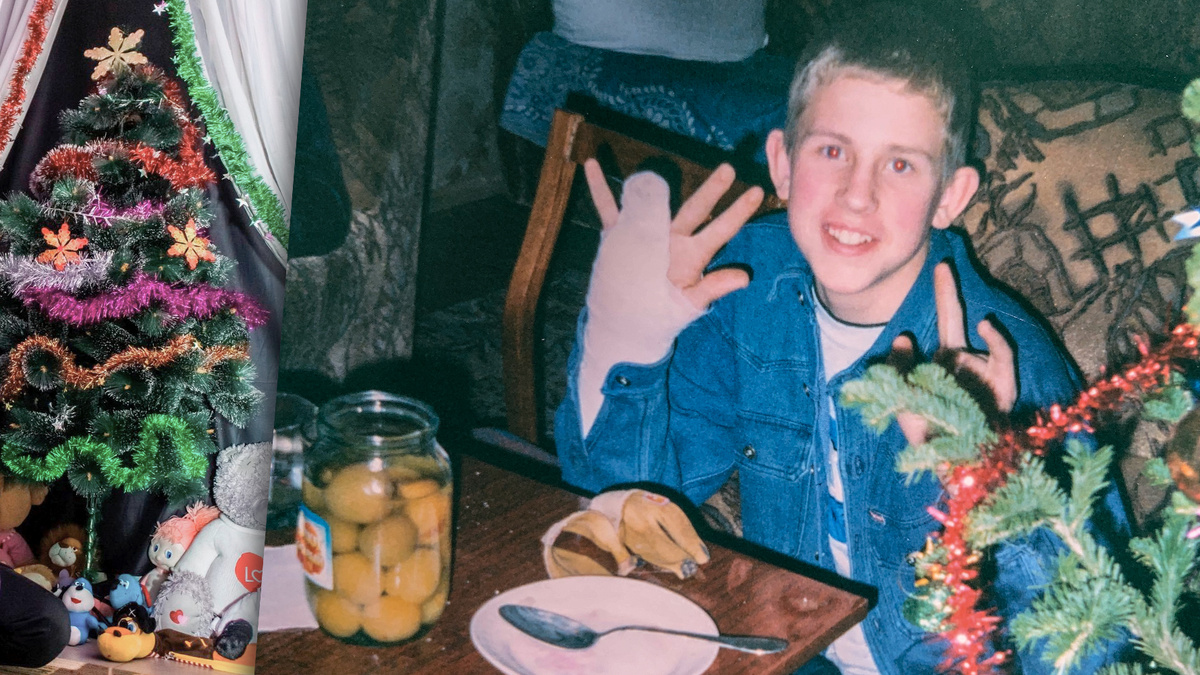 Это я в 14 лет. Провожаю старый год 2002-ой. =) (Степан Корольков)