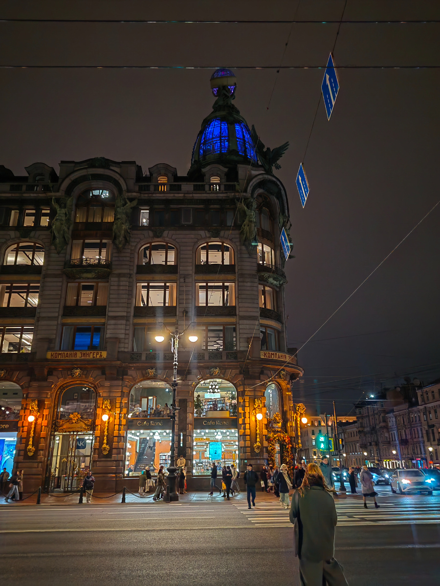 Фото автора. Дом книги в Санкт-Петербурге. Недалеко от этого места я шла тем вечером.