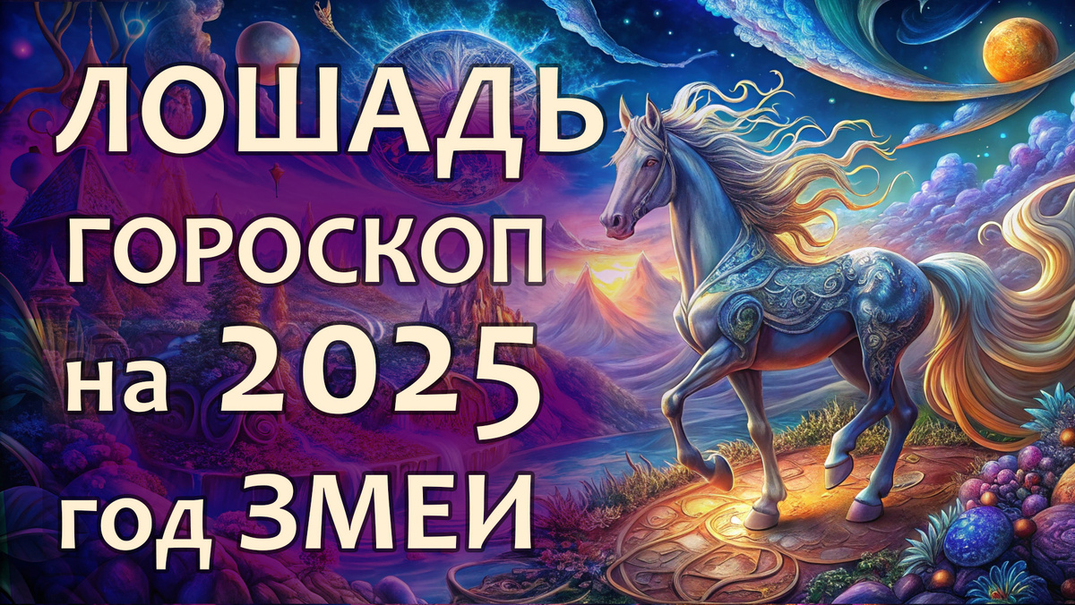 Лошадь гороскоп на год Змеи 2025
