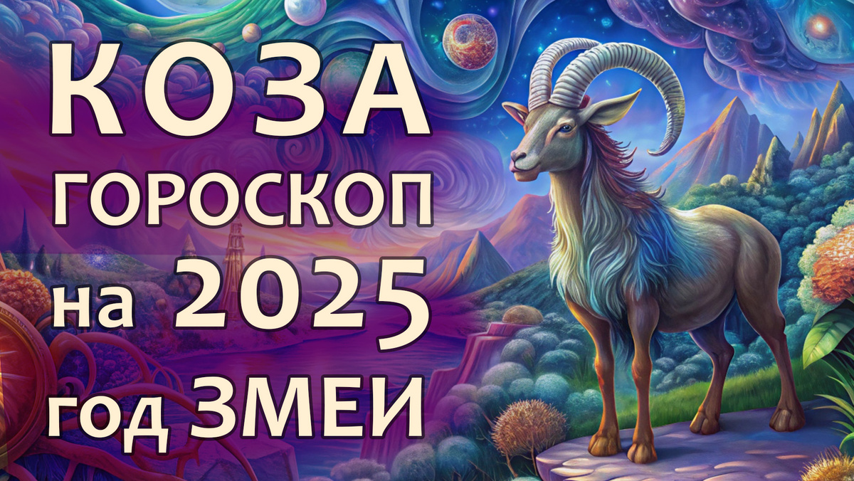 Коза гороскоп на год Змеи 2025
