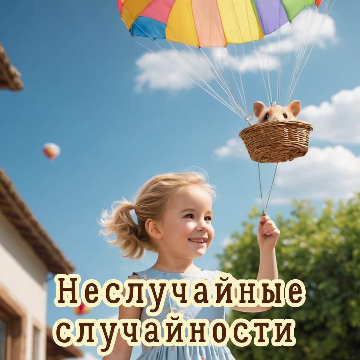 Девочка получила подарок прямо с неба