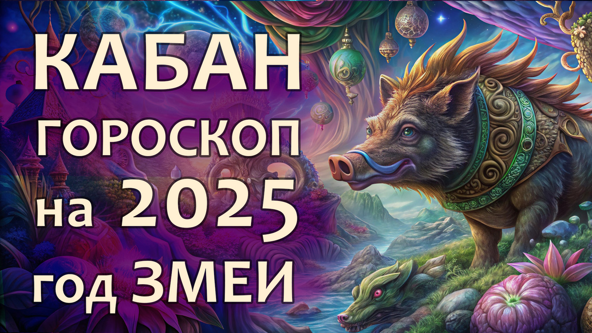 Свинья гороскоп на год Змеи 2025