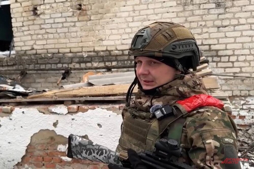    Командир пехотного батальона с позывным «Боба». Фото:  АиФ/ Никита Сахаров