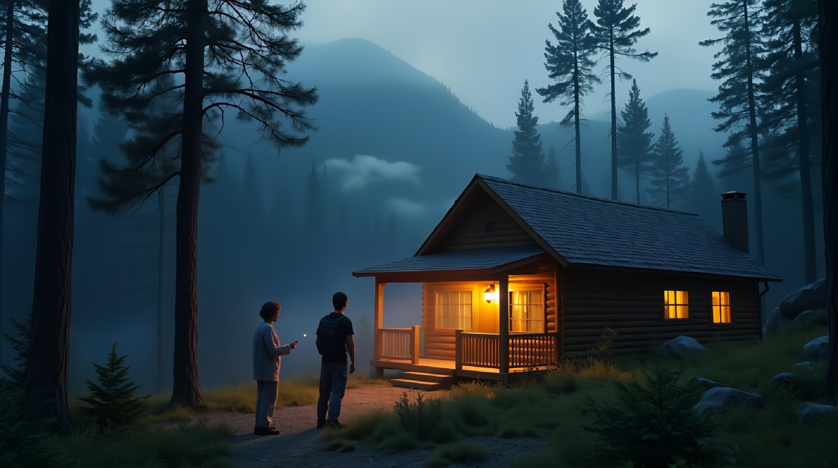 Отдых в горах, ночные приключения 