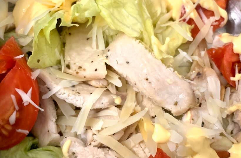 Домашний салат «Цезарь»