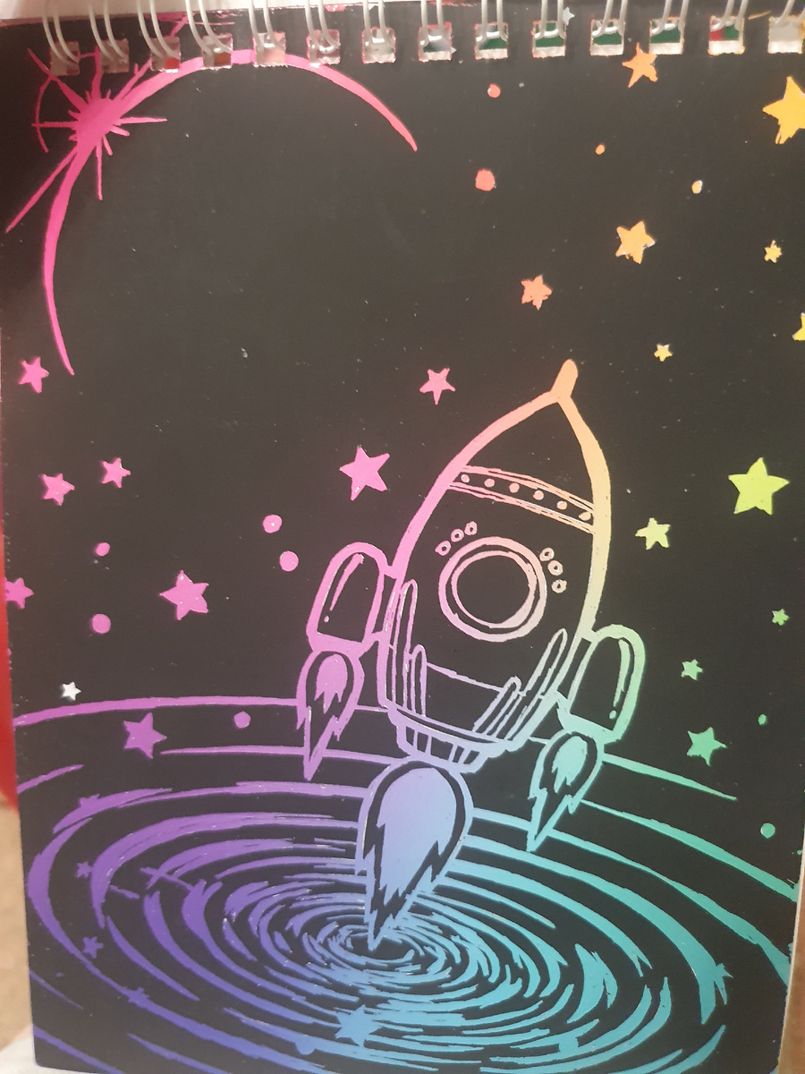 Космическая ракета ( автор Алёна Х.)