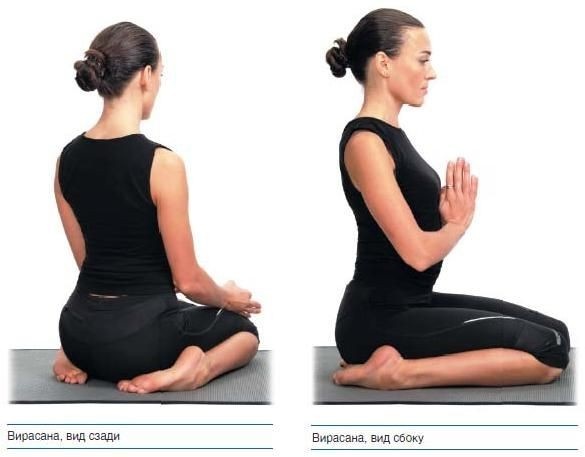 На сколько гибкие и здоровые у вас суставы, поможет определить поза Вирасана.