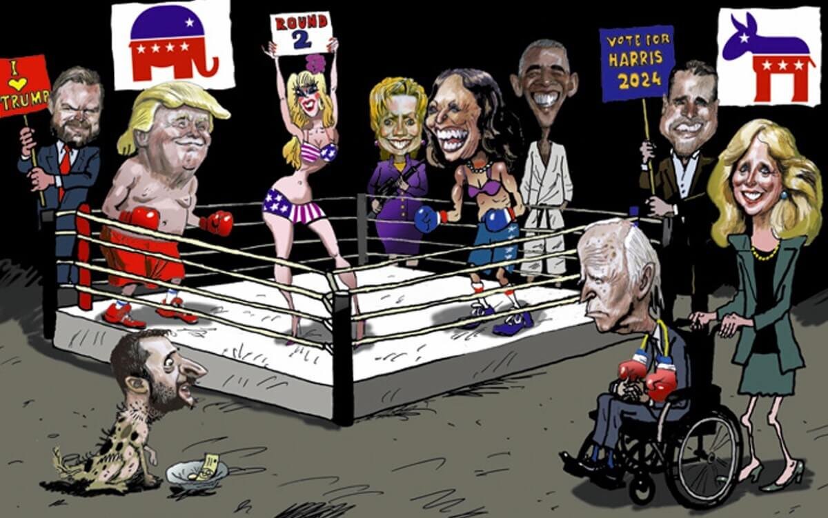 Поединок. Рис. В. Мочалов