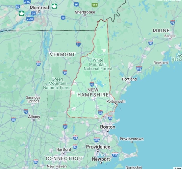 Карта штата

