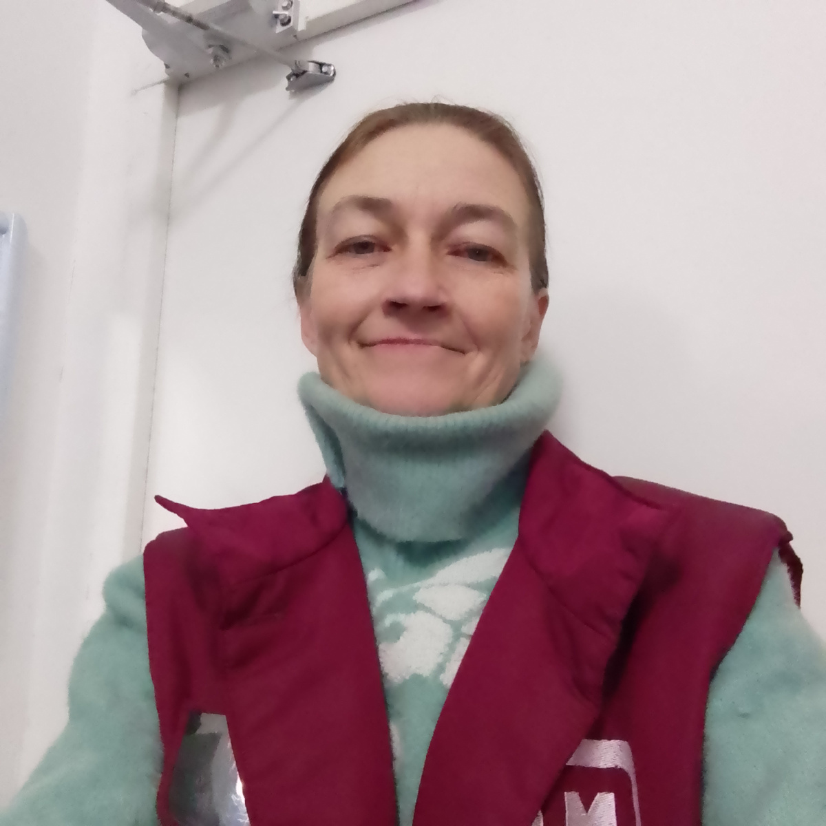 Я перед началом смены. 