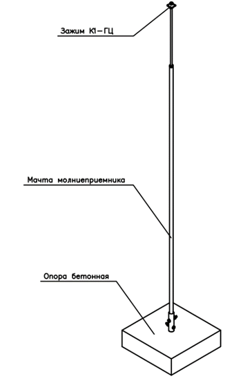 Рис.8 Опора МСТ-1.1Б                                                           