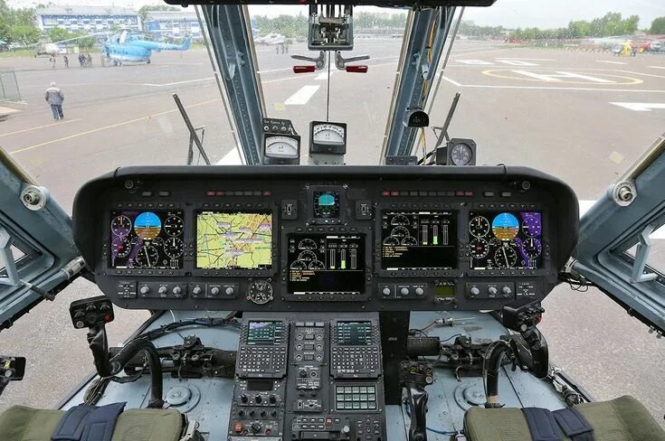 Кабина пилотов Ми-38. Фотография из открытых источников 