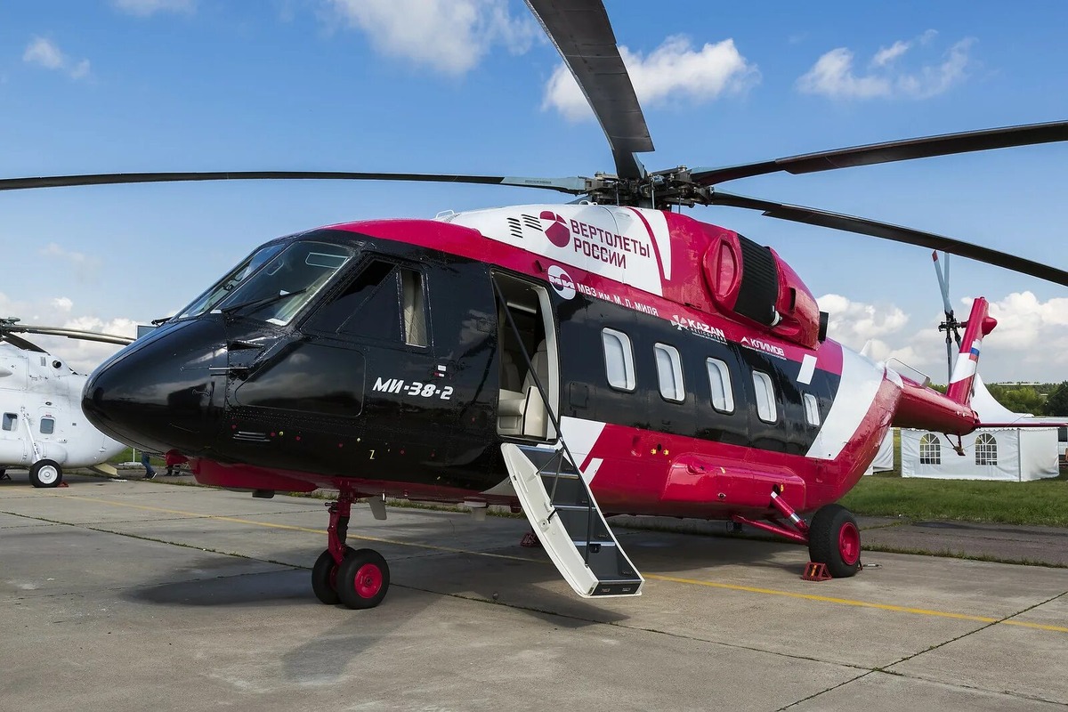 Вертолёт Ми-38. Фотография из открытых источников 