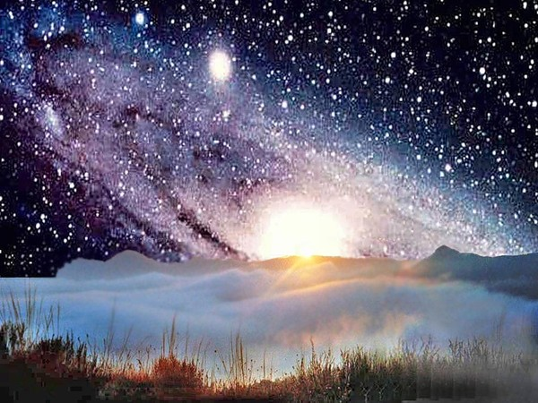 Звездная пыль, небесная мука из которой в сказке лепят Колобка.