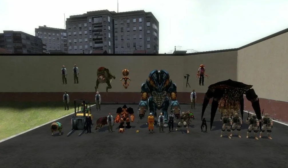  Тот самый Garry's Mod и персонажи HL