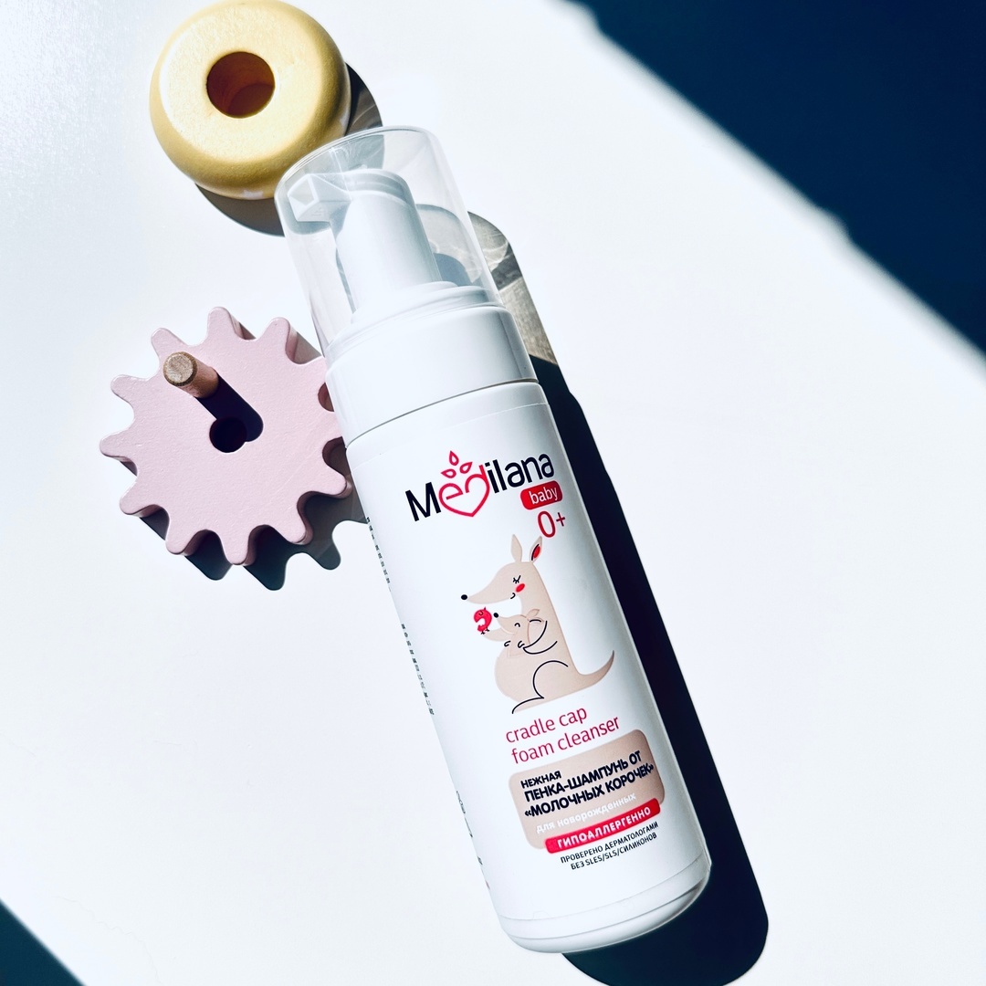 Пенка-шампунь от молочных корочек Medilana