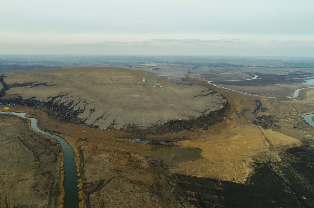 Вид на урочище Бирючий Кутю, Май 1805 год. Реконструкция  