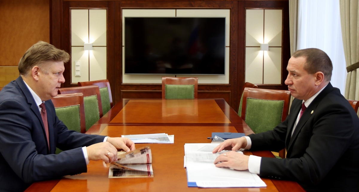     Анатолий Серышев встретился с председателем Новосибирского отделения «Императорского Православного Палестинского Общества»