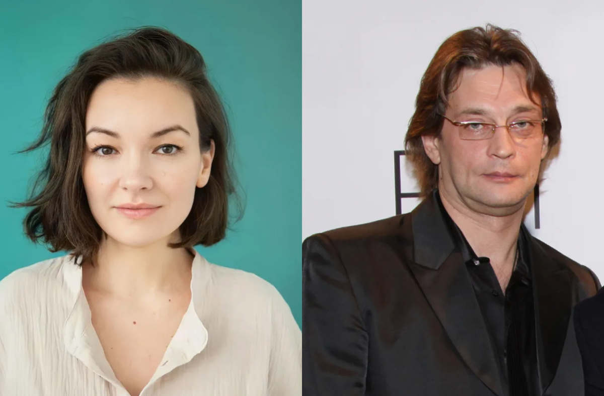 на фото Ольга Павловец и Александр Домогаров