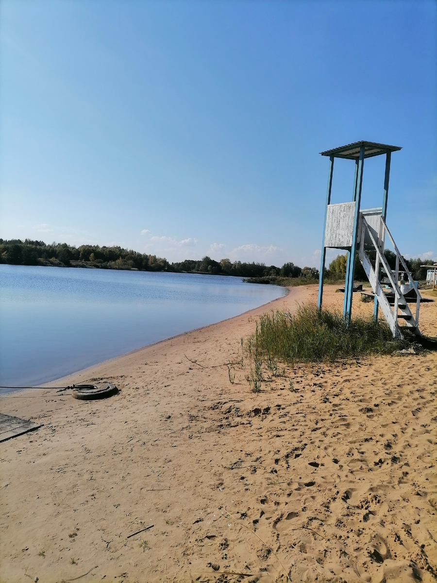 Пляж Лето, речка Карамалка, правый приток Волги, Камско-Устьинский район, Татарстан