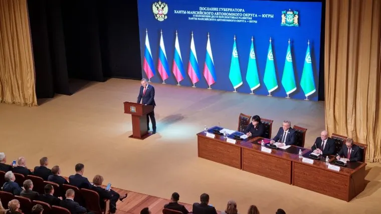 Губернатор ХМАО Руслан Кухарук анонсировал старт программы интеграции бойцоы СВО «Герои Югры»
Фото: Илья Мелещенков @ URA.RU