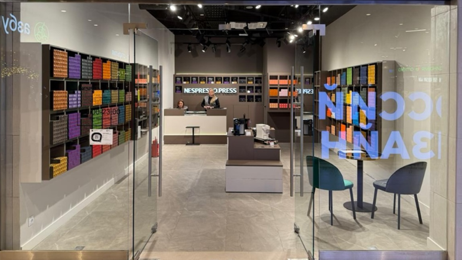    Кофейный бутик в ТЦ "Невский центр" Автор фото: nespresso.press