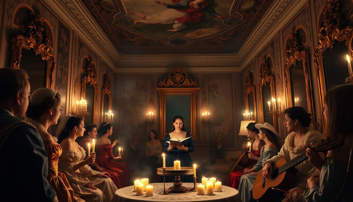 Вечер в венецианском палаццо.