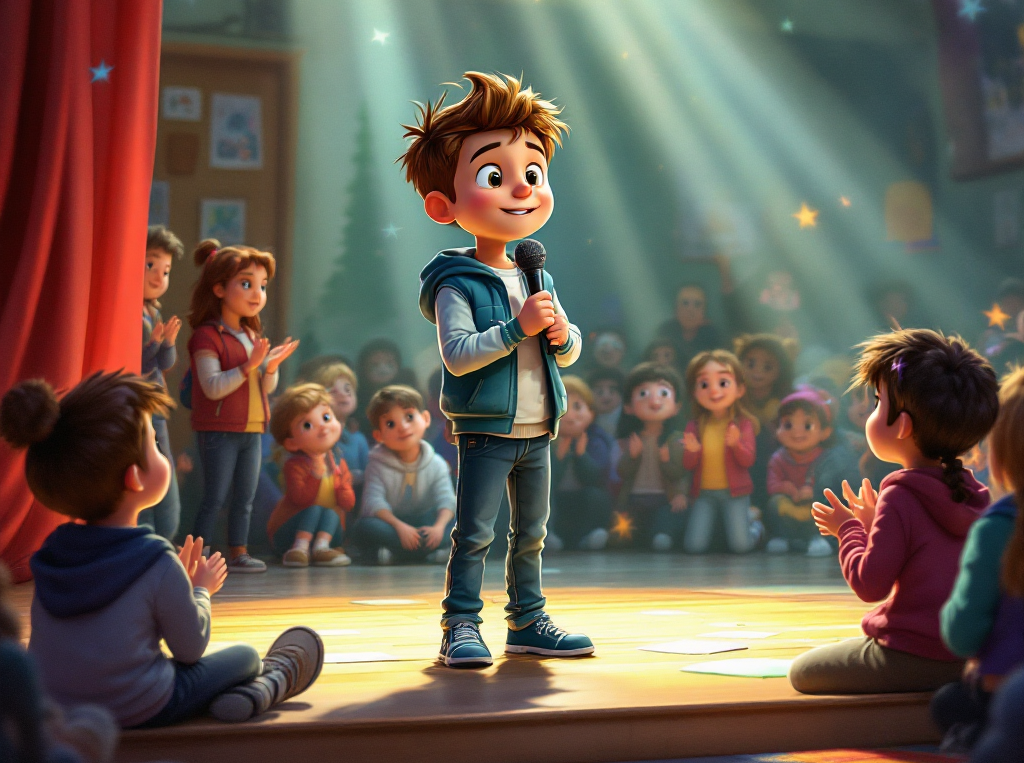 Тимка на сцене